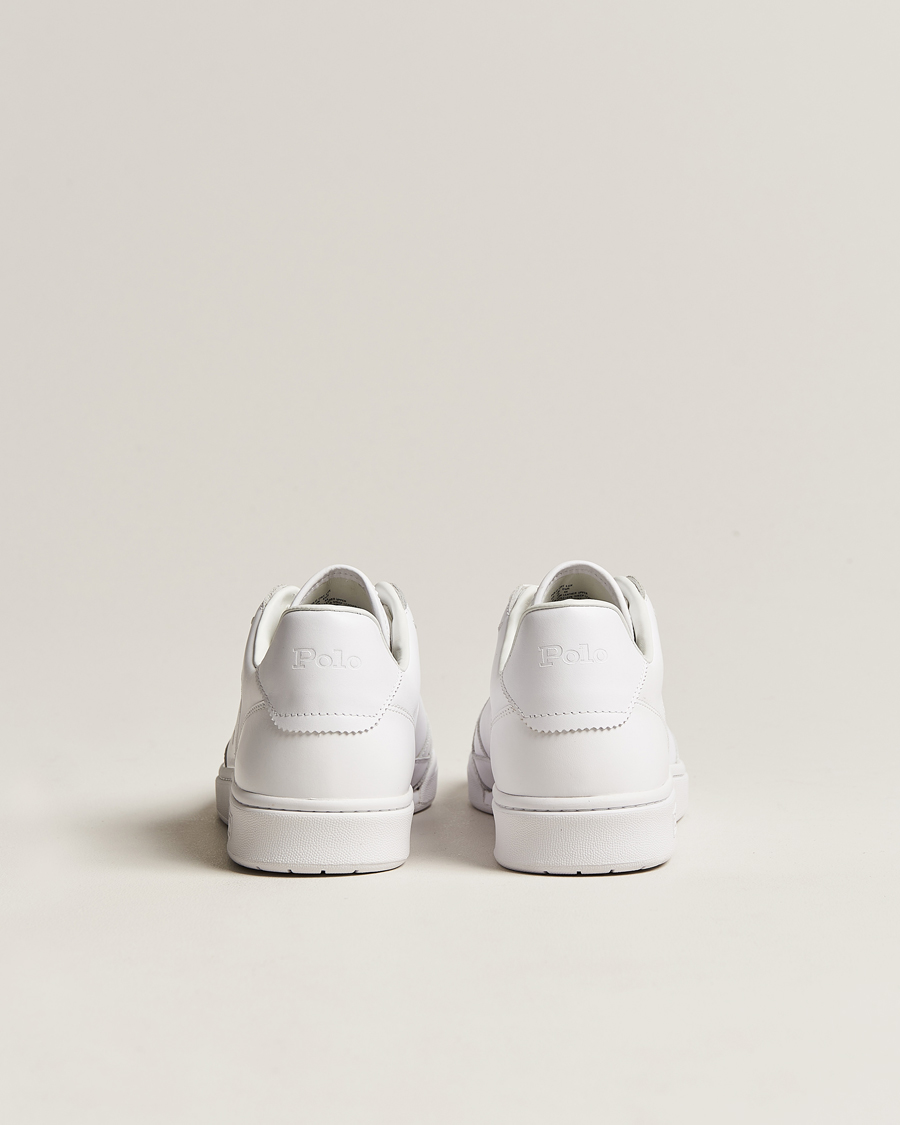 Men | Polo Ralph Lauren Court Luxury Leather Sneaker White | Polo Ralph Lauren | Court Luxury Leather Sneaker White