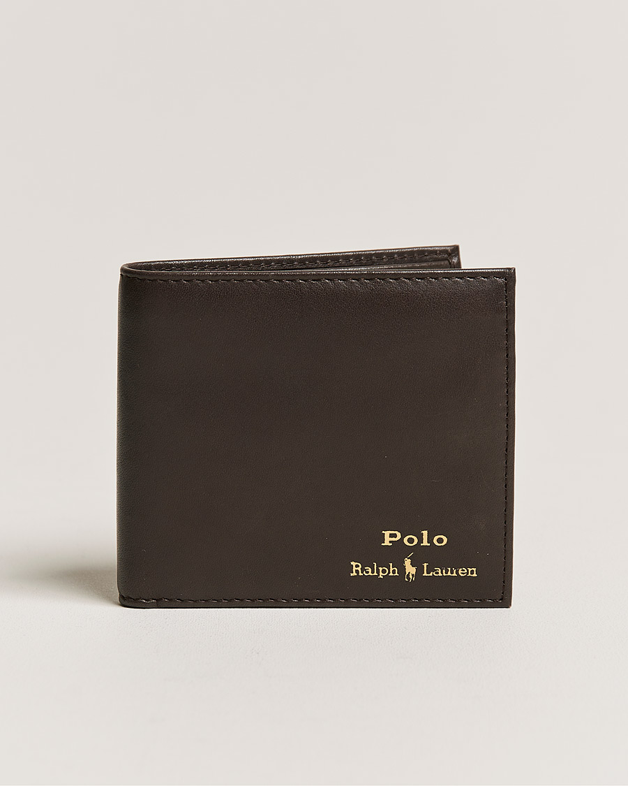 Men |  | Polo Ralph Lauren | Leather Billfold Wallet Brown