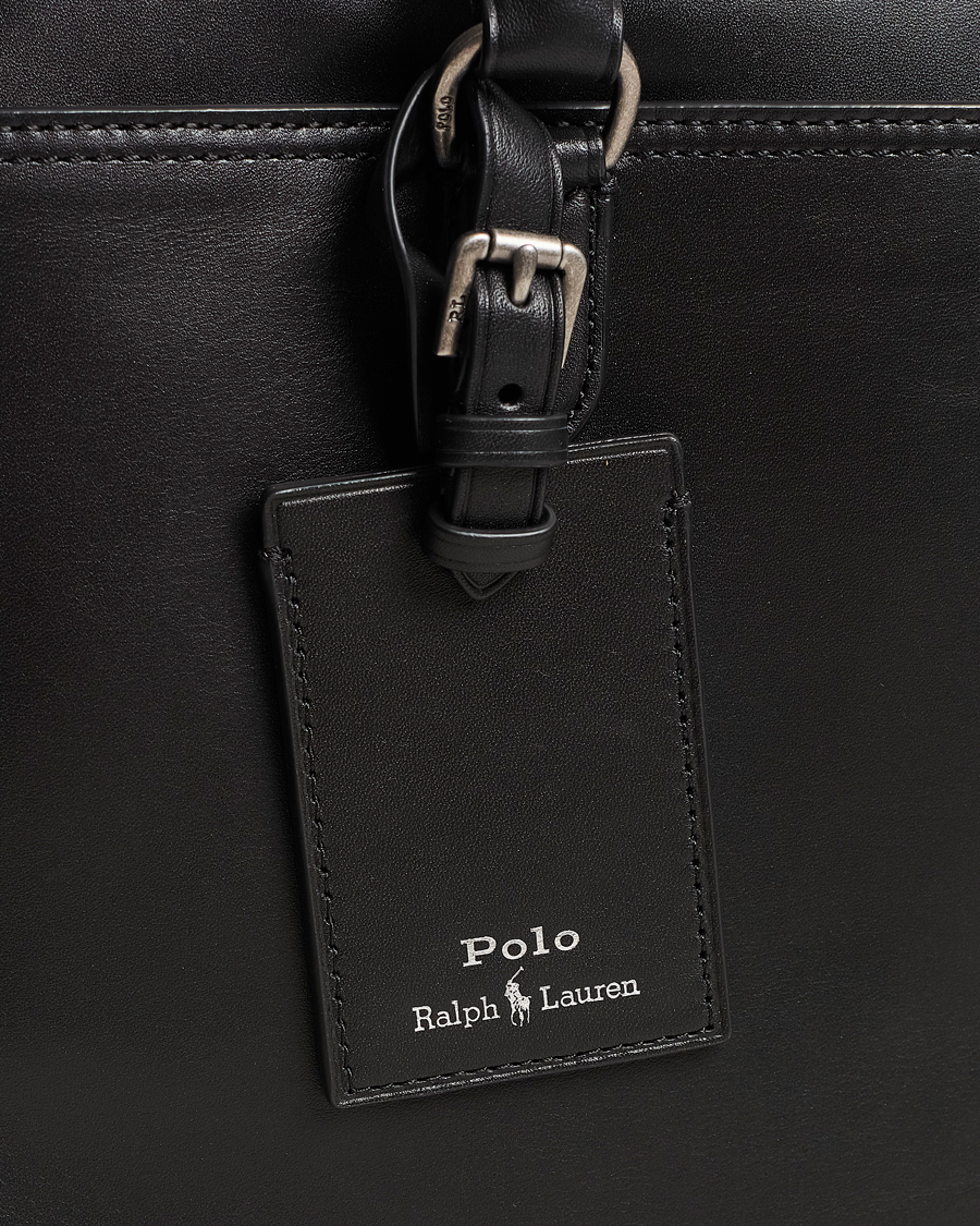 Men | Bags | Polo Ralph Lauren | Leather Commuter Bag  Black