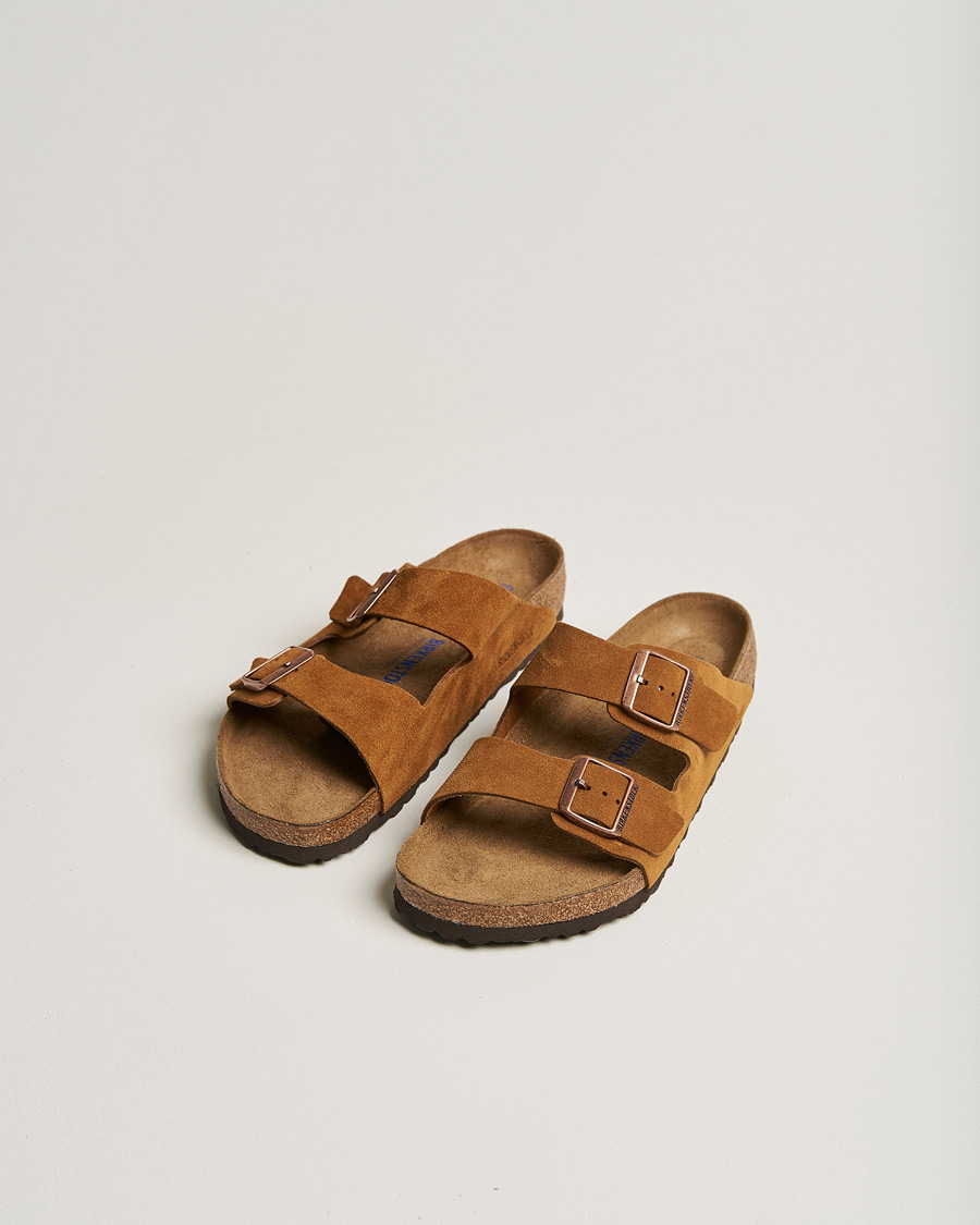 Men | Sandals & Slides | BIRKENSTOCK | Arizona Soft Footbed Mink Suede