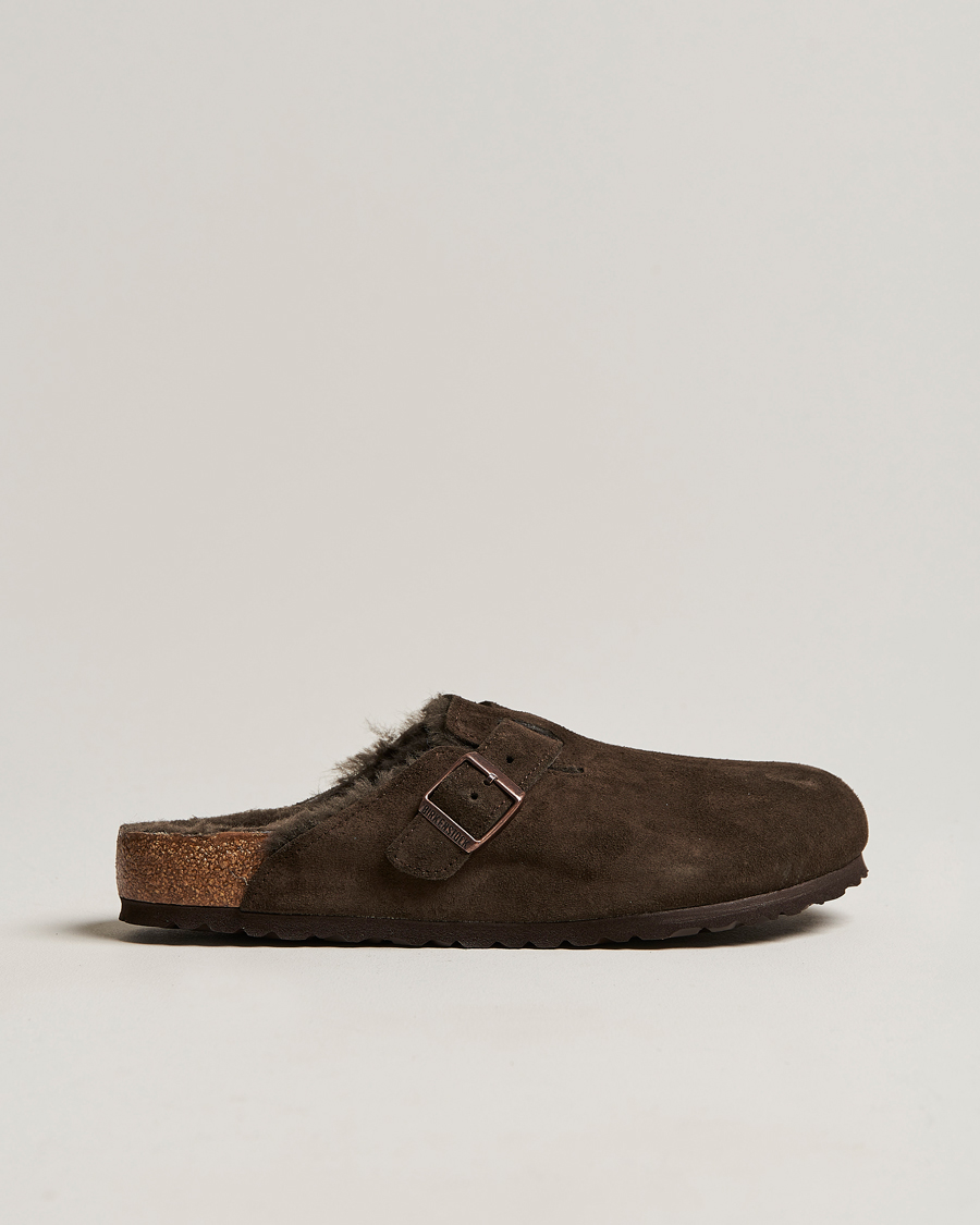 Men | BIRKENSTOCK Boston Shearling Mocca Suede 40 | BIRKENSTOCK | Boston Shearling Mocca Suede 40