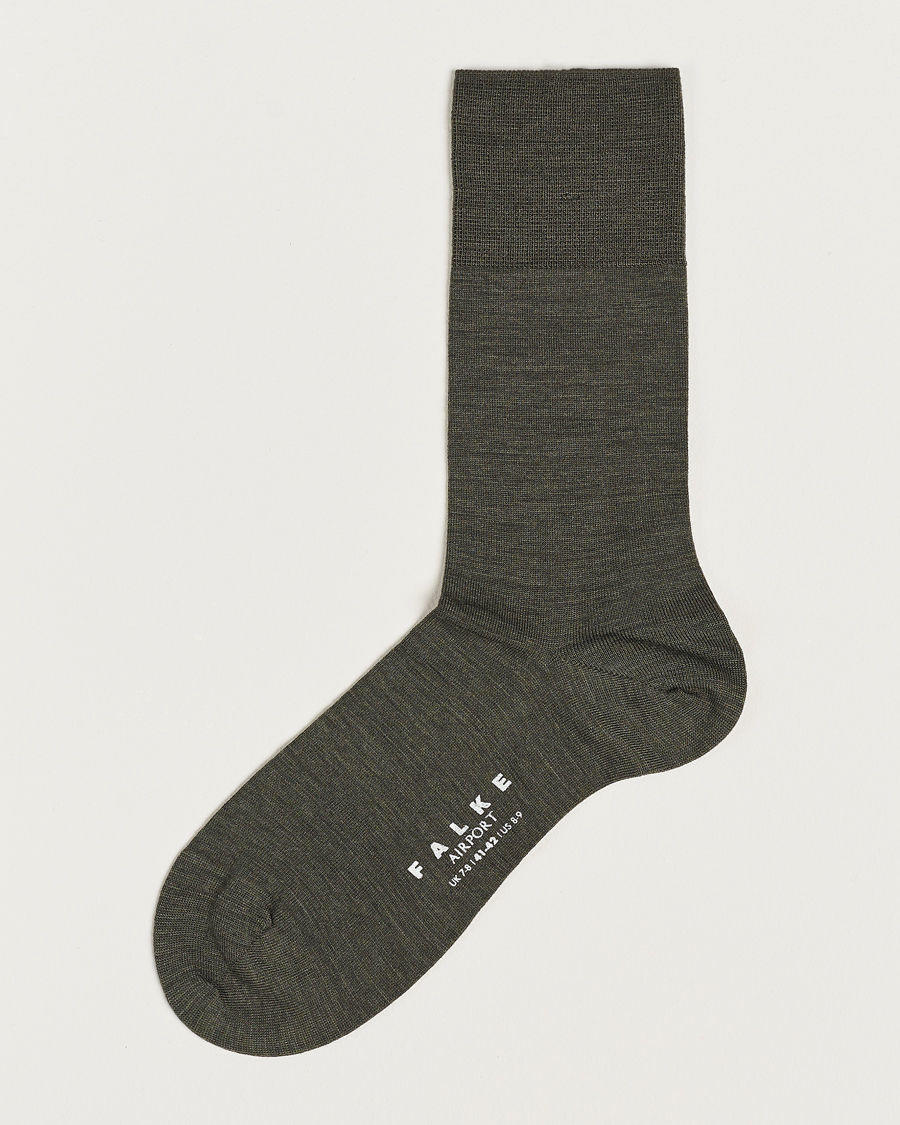 Men |  | Falke | Airport Socks Green Melange