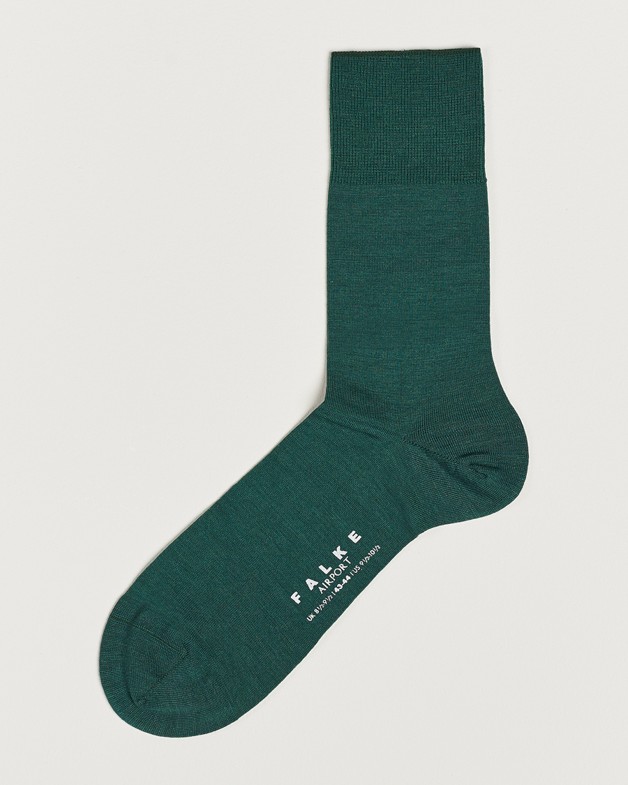 Men | Underwear & Socks | Falke | Airport Socks Hunter Green