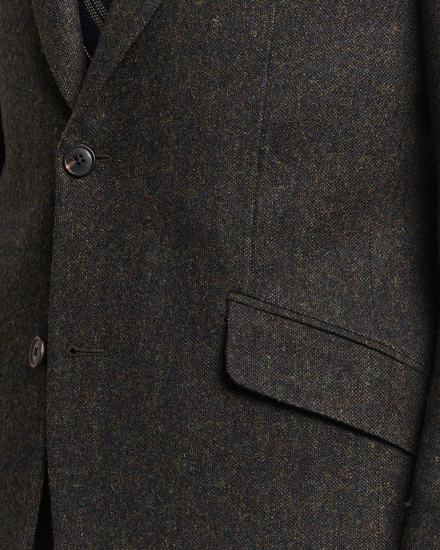 Men | Blazers | Walker Slater | Edward Wool Donegal Blazer Dark Brown