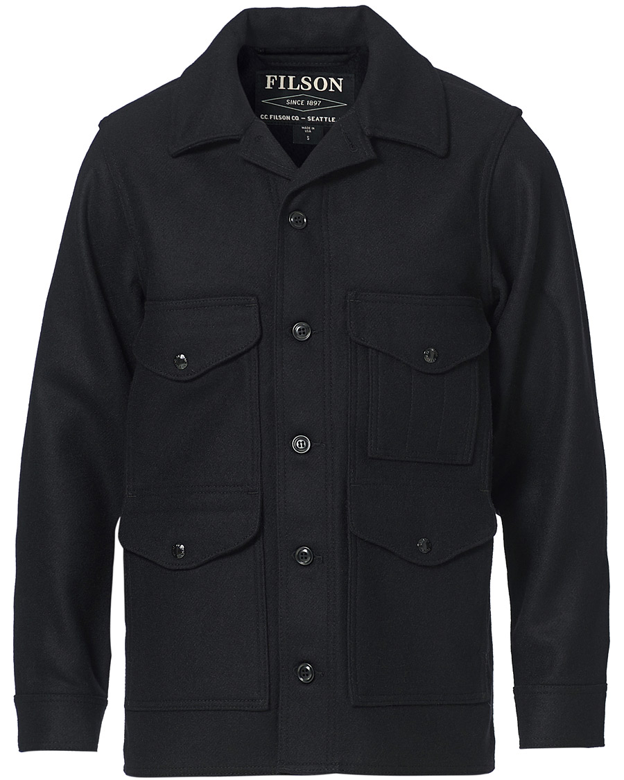 Men | Coats & Jackets | Filson | Mackinaw Cruiser Shirt Jacket Dark Navy