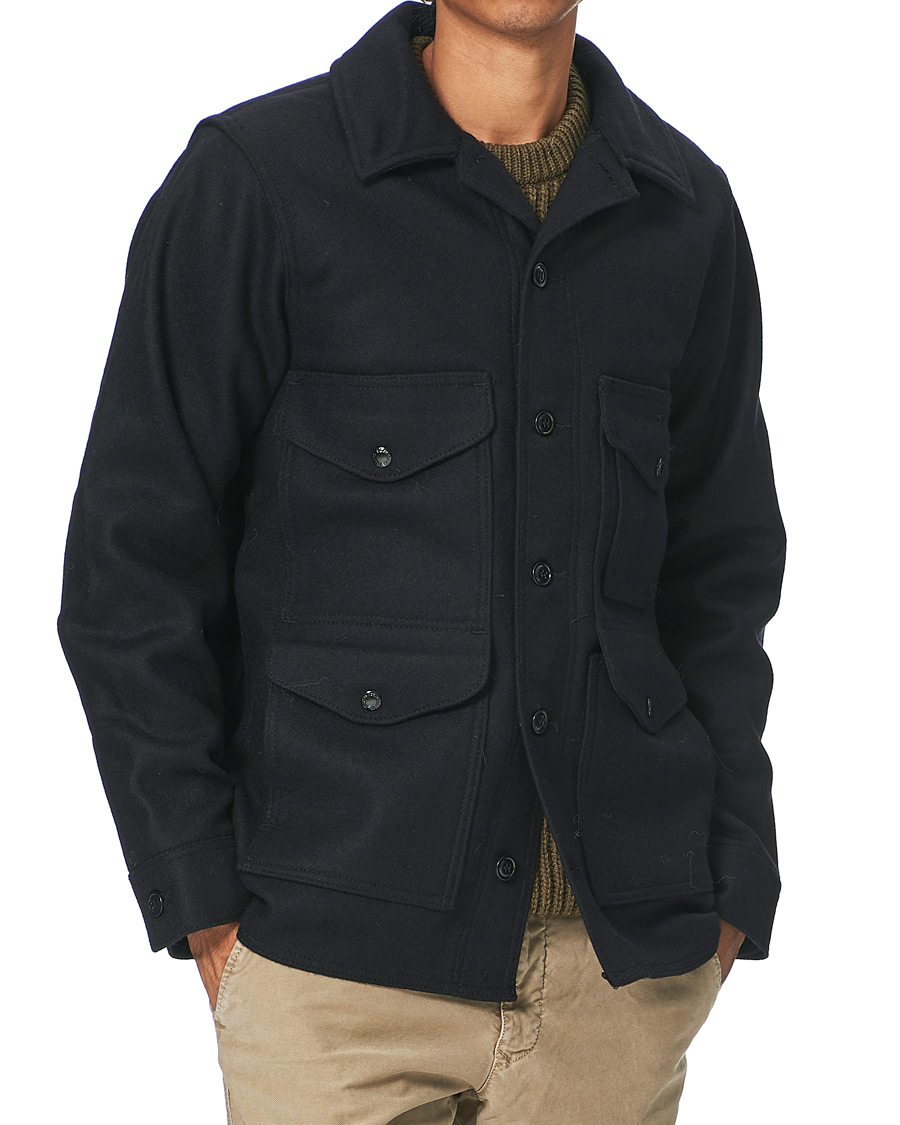 Men | Coats & Jackets | Filson | Mackinaw Cruiser Shirt Jacket Dark Navy