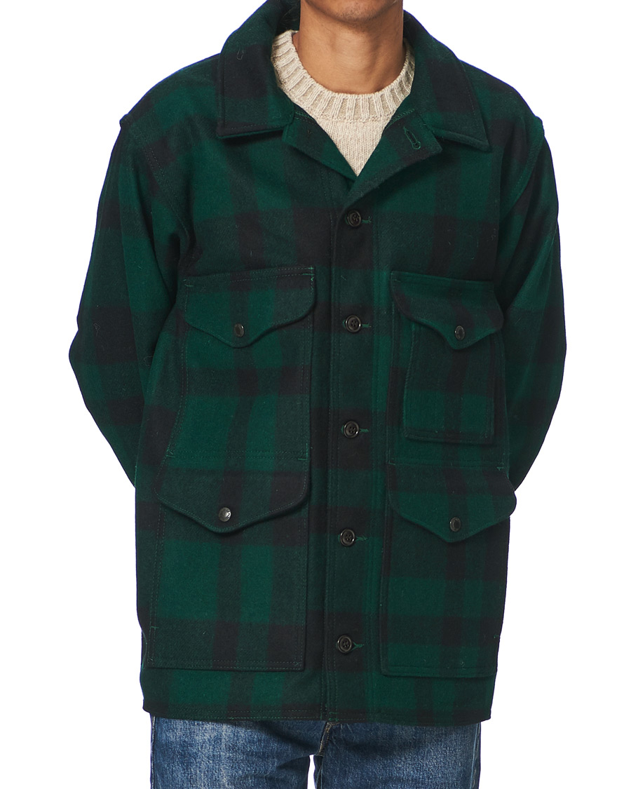 Men | Coats & Jackets | Filson | Mackinaw Cruiser Shirt Jacket Green/Black