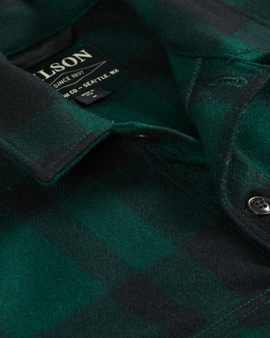 Men | Coats & Jackets | Filson | Mackinaw Cruiser Shirt Jacket Green/Black