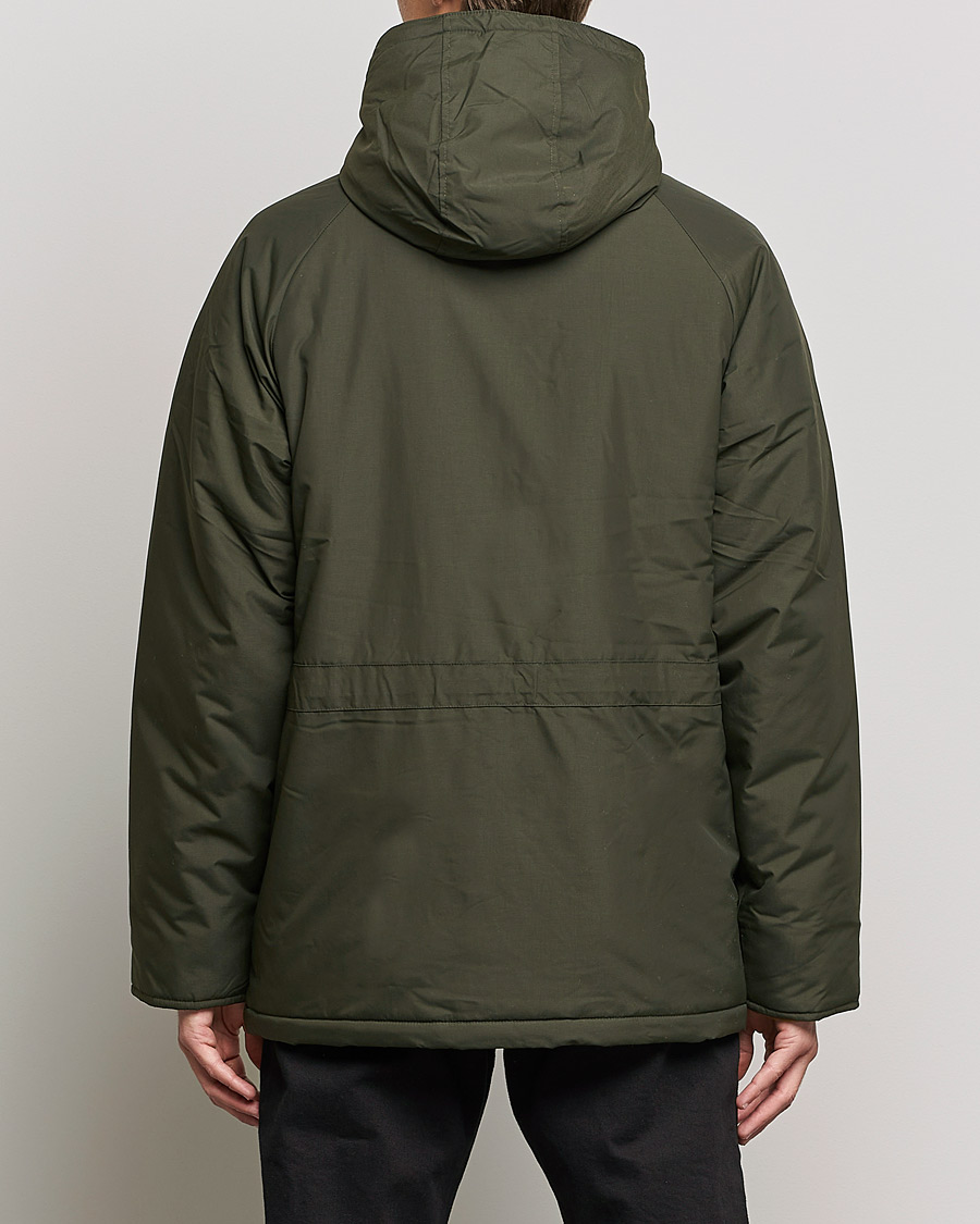 Men | Coats & Jackets | Fred Perry | Padded Zip Through Parka Hunting Green