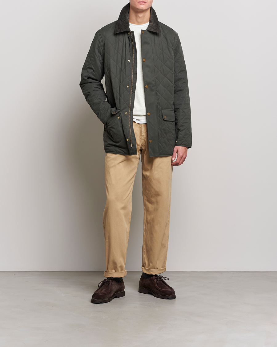 Men | Coats & Jackets | Morris | Barrow Hill Quilted Jacket Olive