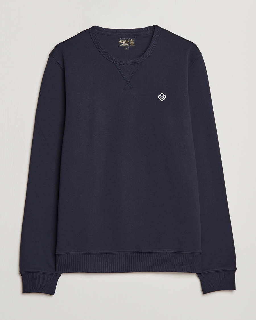 Men | Sweaters & Knitwear | Morris | Lily Sweatshirt Old Blue