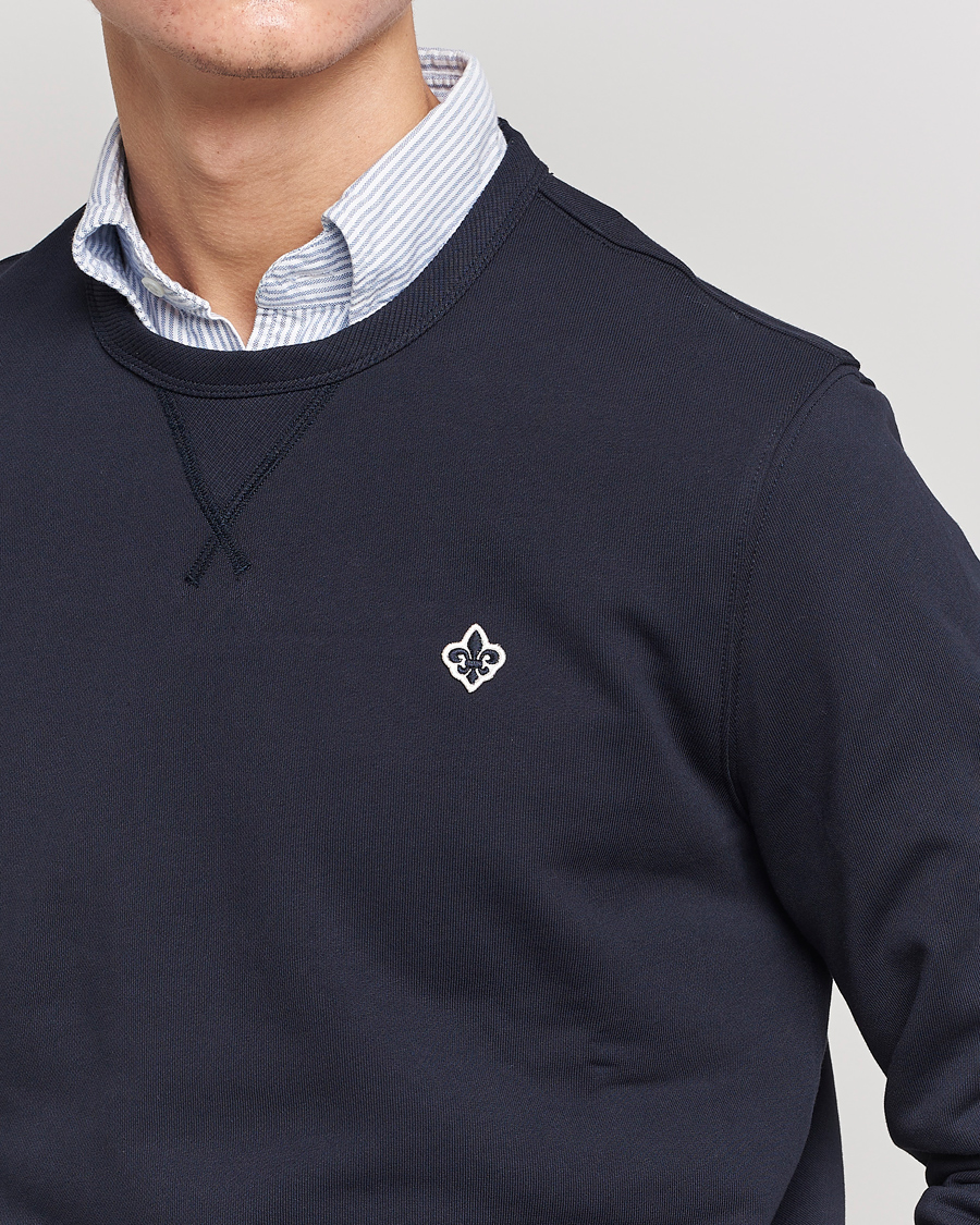 Men | Sweaters & Knitwear | Morris | Lily Sweatshirt Old Blue