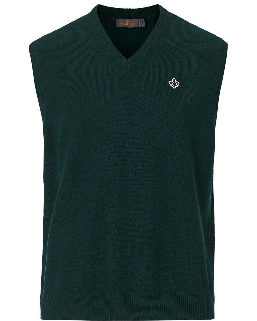 Men | Sweaters & Knitwear | Morris | Beldon Slipover Green