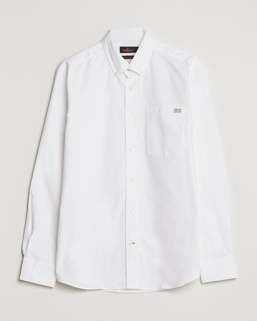 Men | Shirts | Morris | Original Brushed Oxford Shirt White