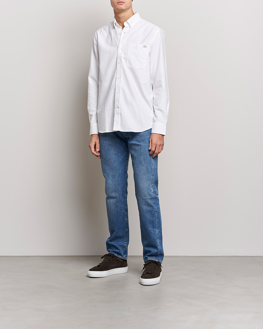 Men | Shirts | Morris | Original Brushed Oxford Shirt White