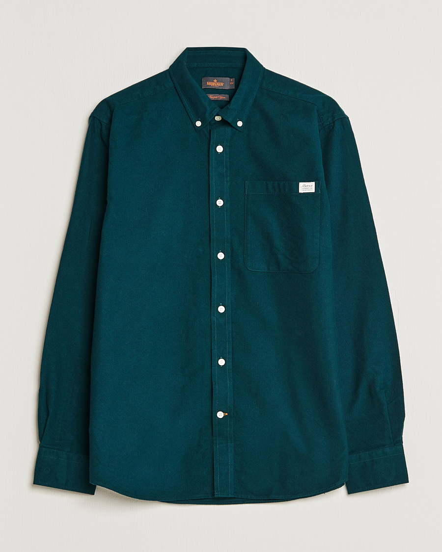 Men | Shirts | Morris | Original Brushed Oxford Shirt Green