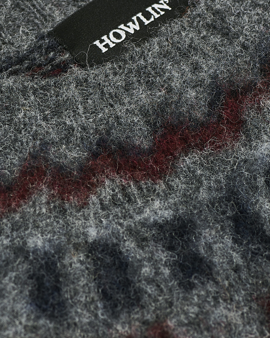 Men | Sweaters & Knitwear | Howlin' | Brushed Wool Fair Isle Crew Sweater Oxford