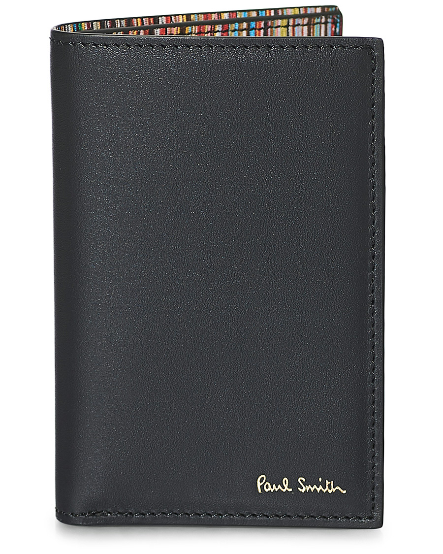 Men | Paul Smith Stripe Leather Wallet Black | Paul Smith | Stripe Leather Wallet Black