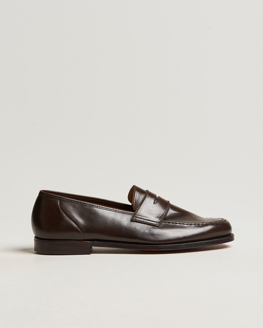 Men | Crockett & Jones Harvard Unlined Loafer Dark Brown Cordovan | Crockett & Jones | Harvard Unlined Loafer Dark Brown Cordovan