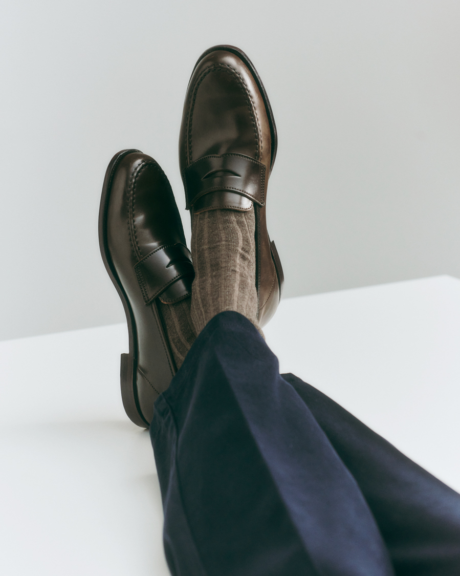 Men | Crockett & Jones Harvard Unlined Loafer Dark Brown Cordovan | Crockett & Jones | Harvard Unlined Loafer Dark Brown Cordovan