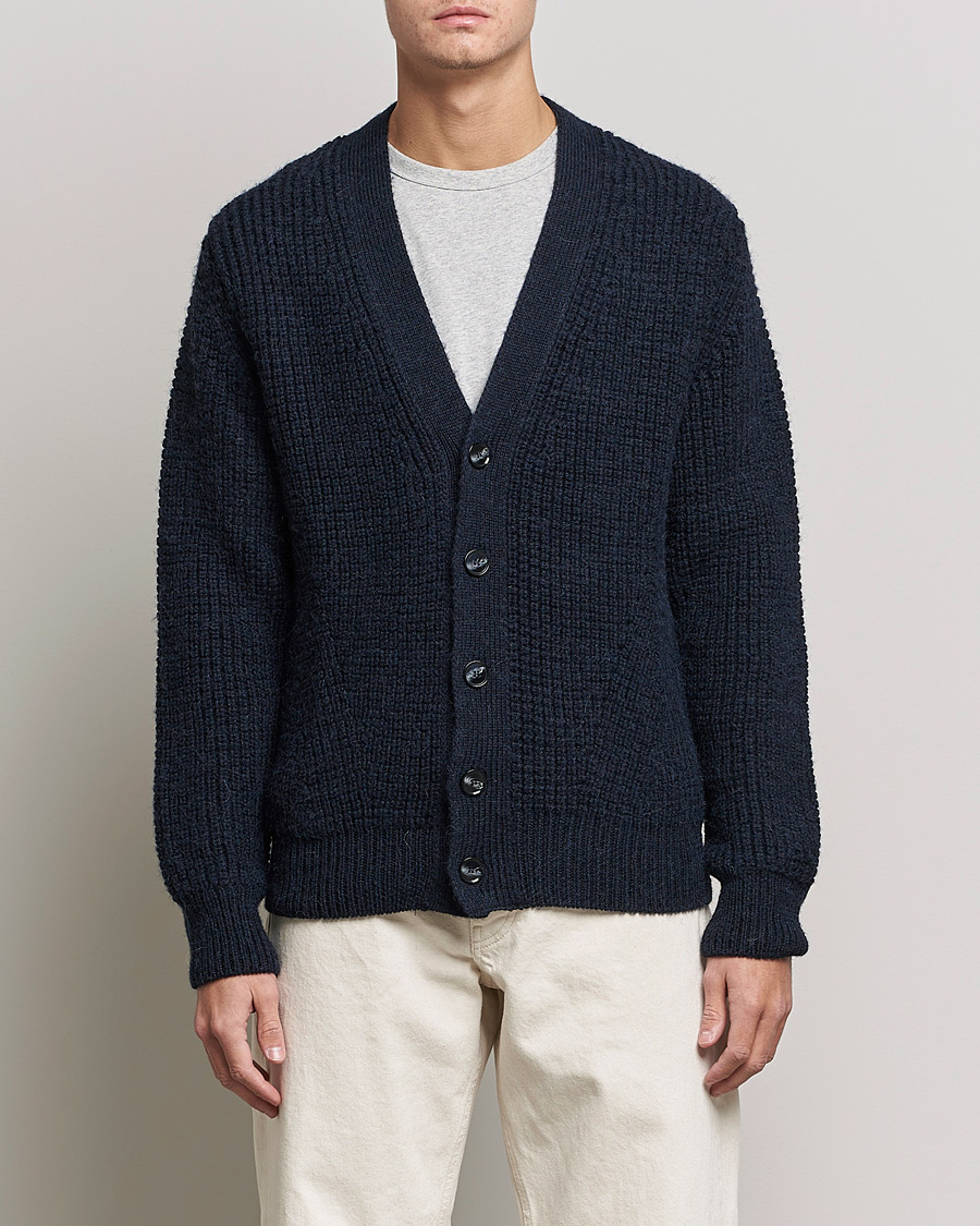 Men | Sweaters & Knitwear | Sunflower | John Cardigan Navy