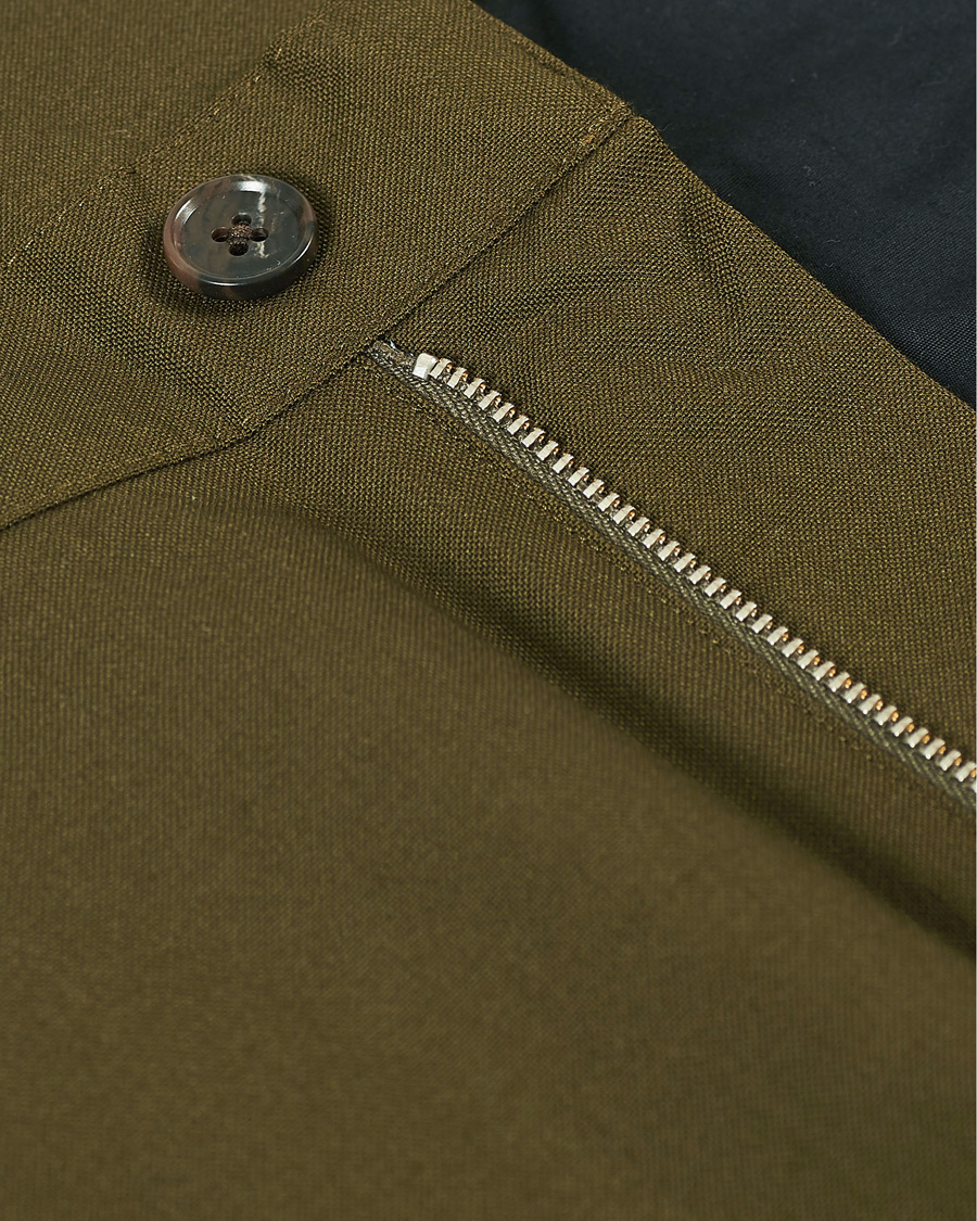 Men | Trousers | Sunflower | Soft Wool Trousers Military