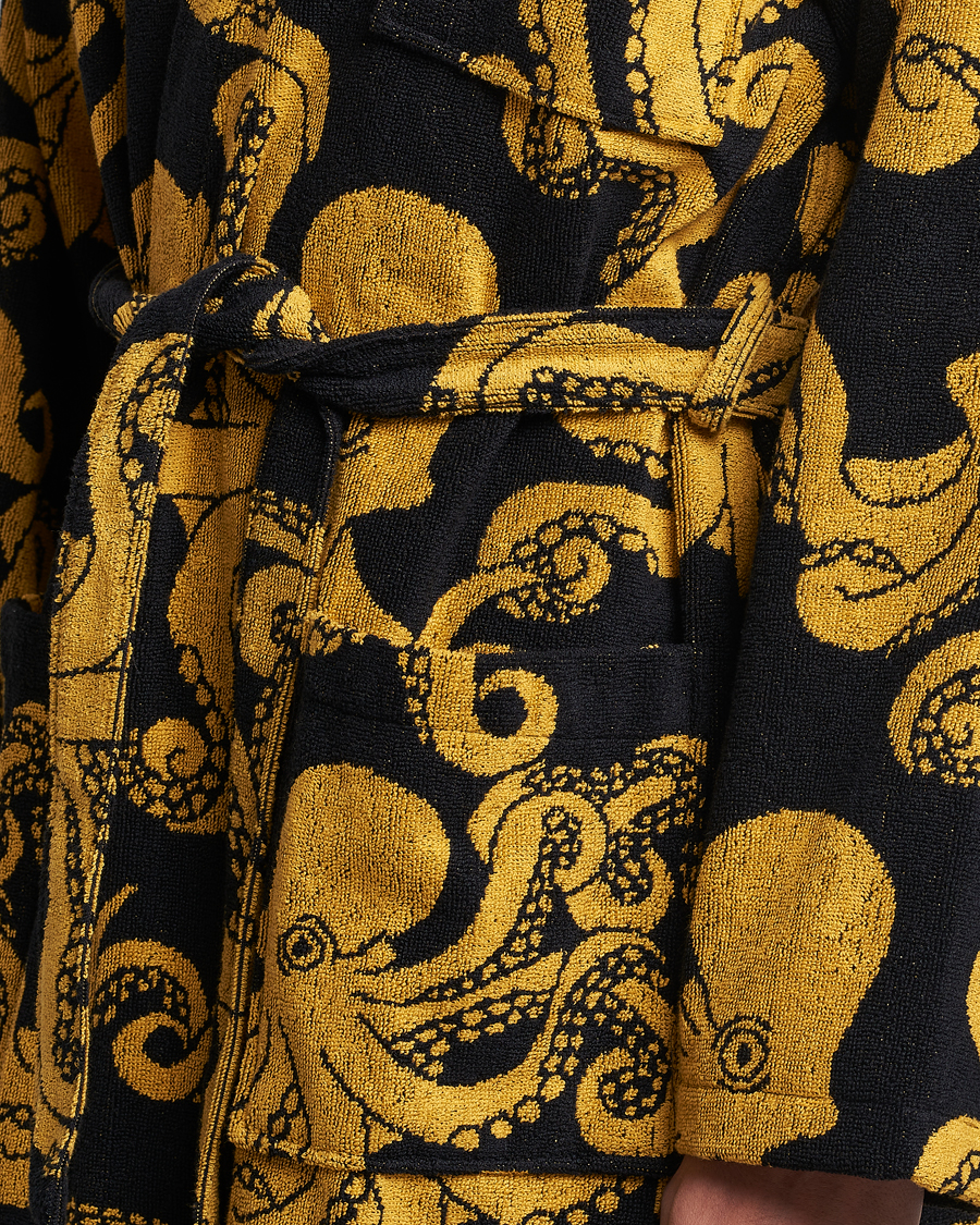 Men | OAS Terry Robe Black Octo | OAS | Terry Robe Black Octo
