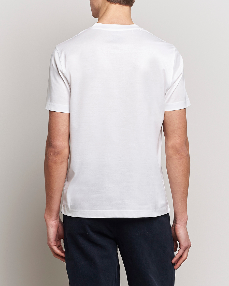 Men | T-Shirts | Eton | Filo Di Scozia Cotton T-Shirt White