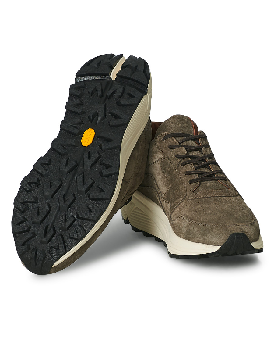 Men | Buttero Vinci Suede Running Sneaker Taupe | Buttero | Vinci Suede Running Sneaker Taupe