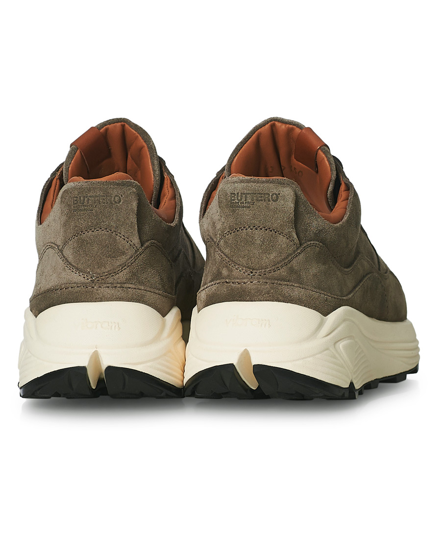 Men | Buttero Vinci Suede Running Sneaker Taupe | Buttero | Vinci Suede Running Sneaker Taupe
