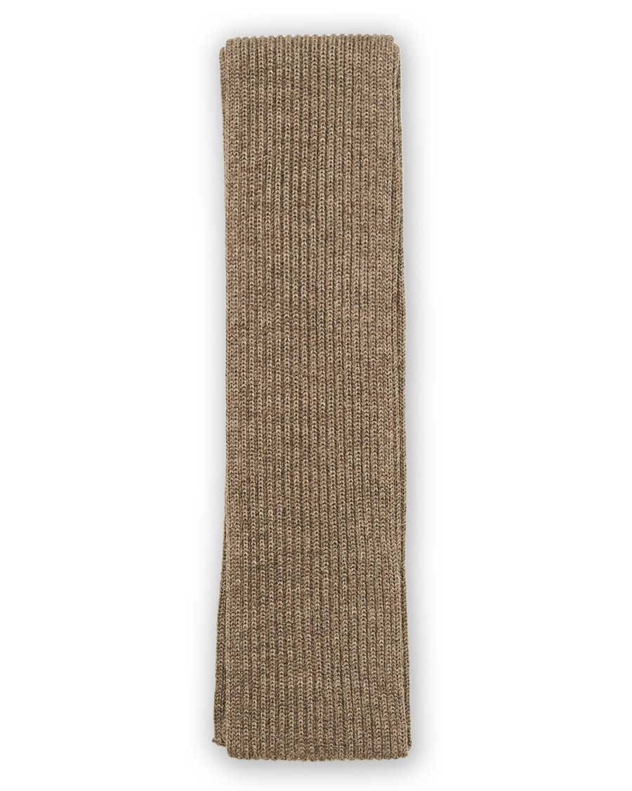 Men | Andersen-Andersen Merino Wool Scarf Natural Taupe | Andersen-Andersen | Merino Wool Scarf Natural Taupe