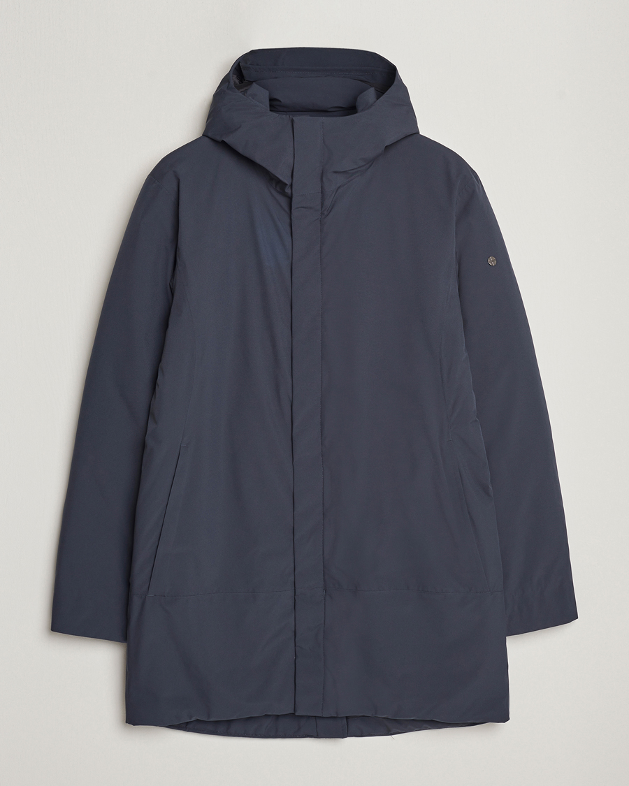 Men | Face the Rain in Style | Scandinavian Edition | Loft Waterproof Padded Coat Midnight Blue