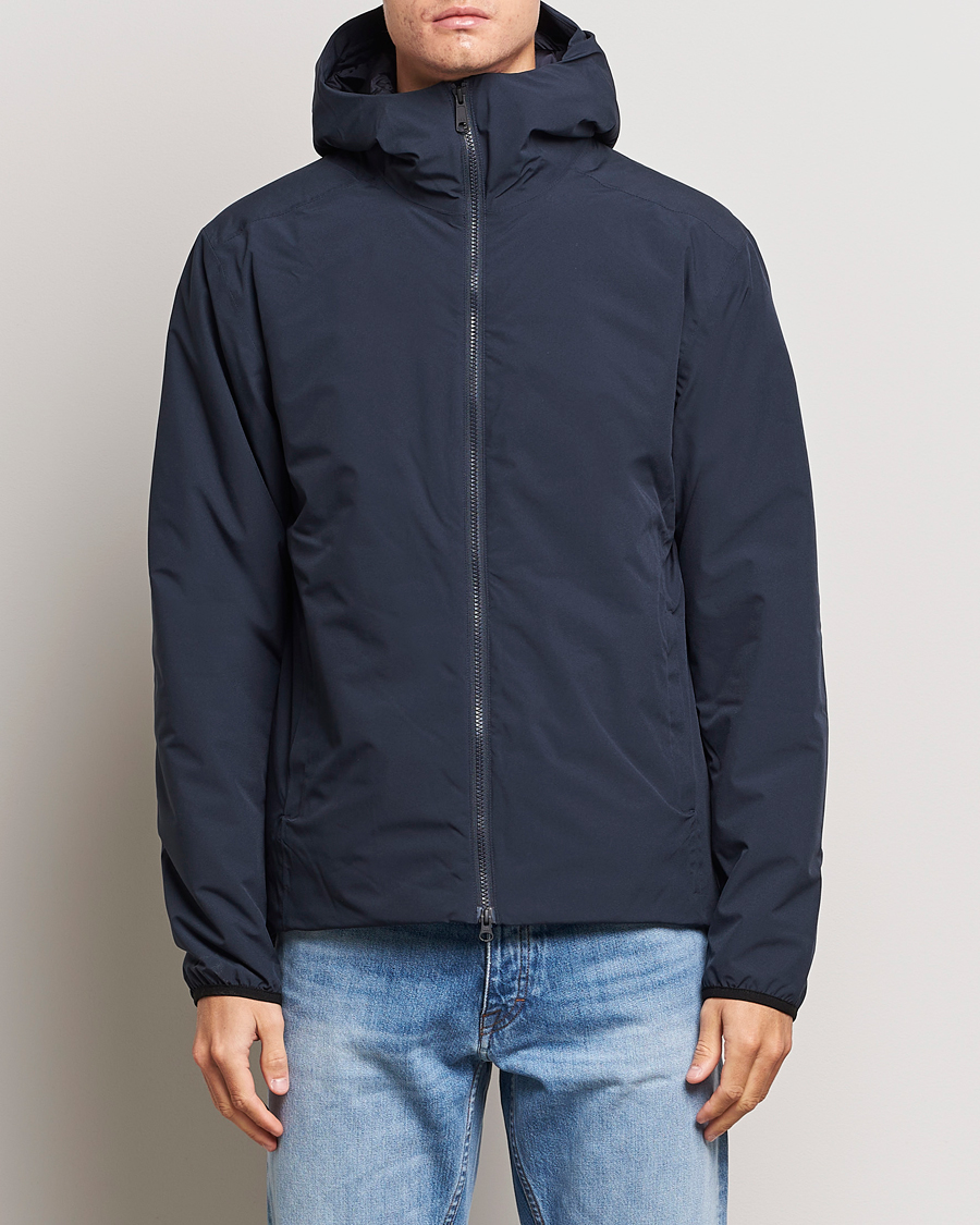Men | Coats & Jackets | Scandinavian Edition | Nimbus Padded Hood Jacket Midnight Blue