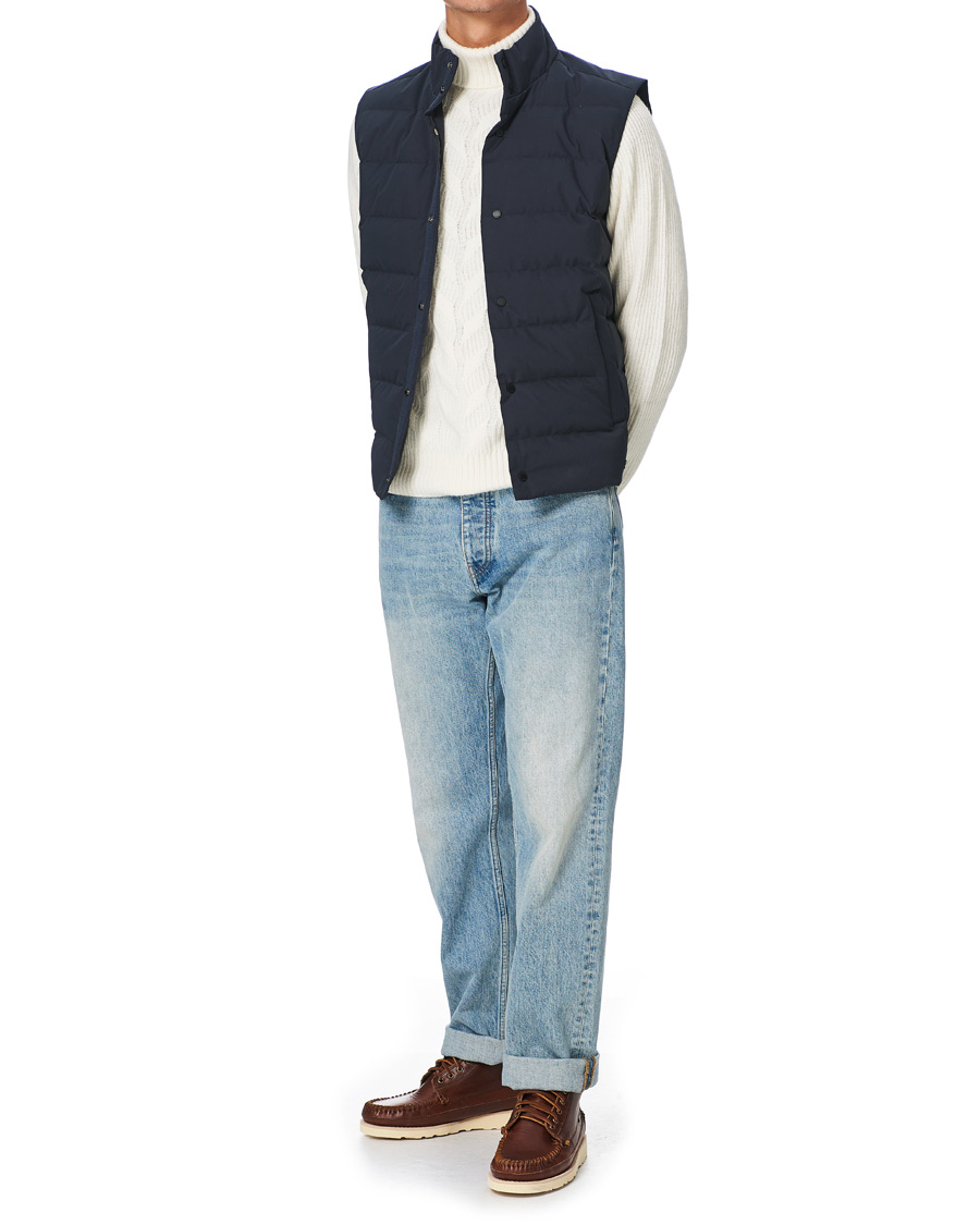Men | Coats & Jackets | Scandinavian Edition | Abel Down Waistcoat Midnight Blue