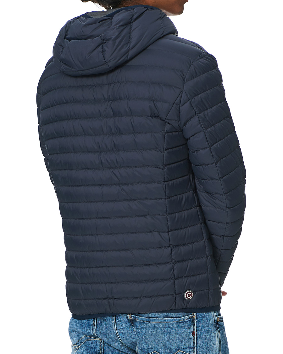 Men | Coats & Jackets | Colmar | Repunk Lightweight Down Hooded Jacket Navy