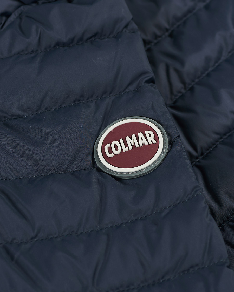 Men | Coats & Jackets | Colmar | Repunk Lightweight Down Hooded Jacket Navy