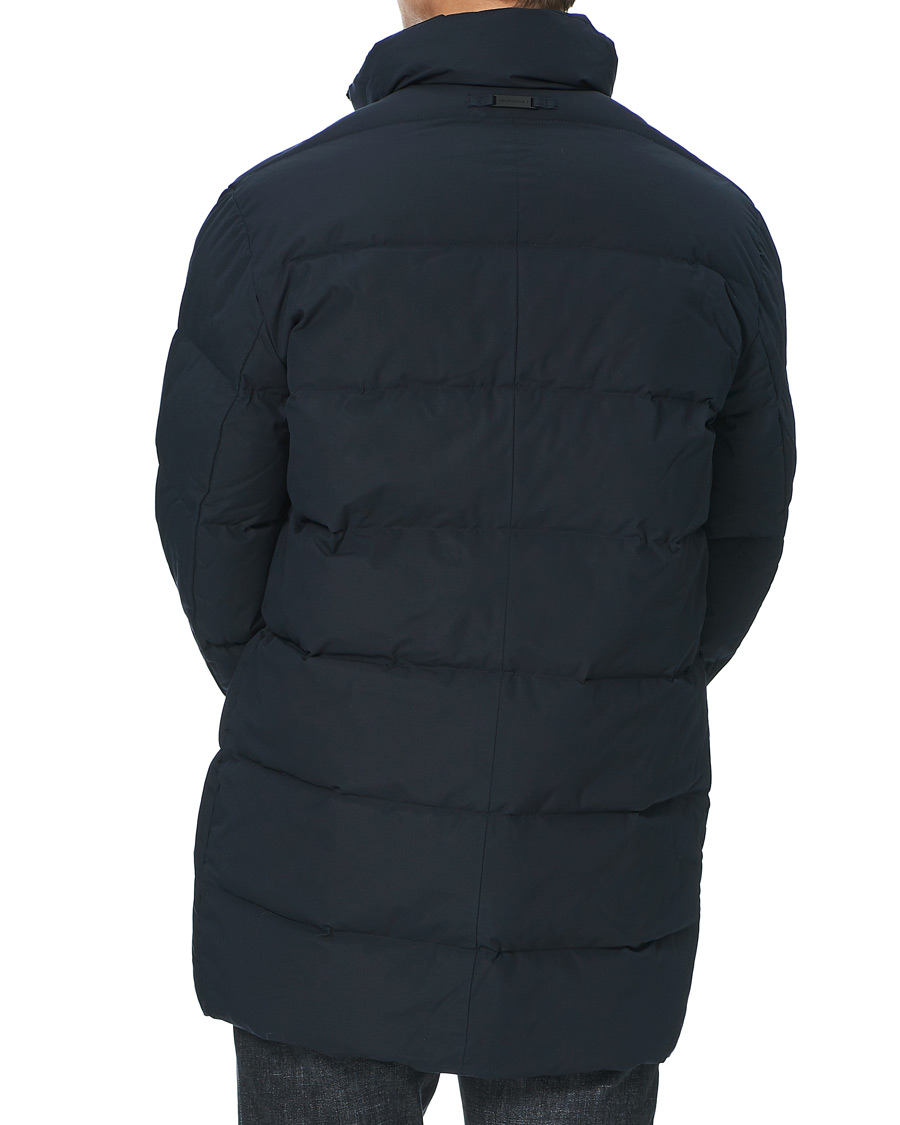 Men | Coats & Jackets | Emporio Armani | Comfort Stretch Down Parka Navy