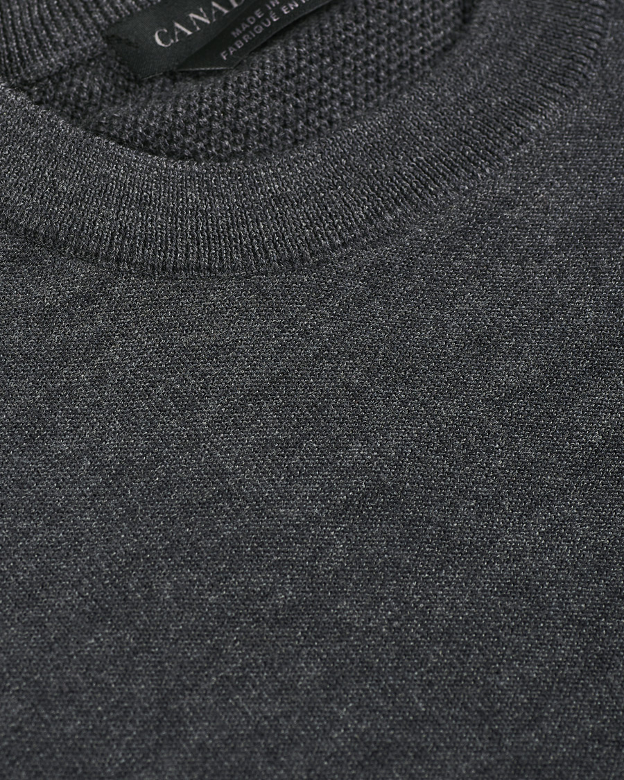 Men | Sweaters & Knitwear | Canada Goose | Dartmouth Crew Neck Sweater Iron Grey