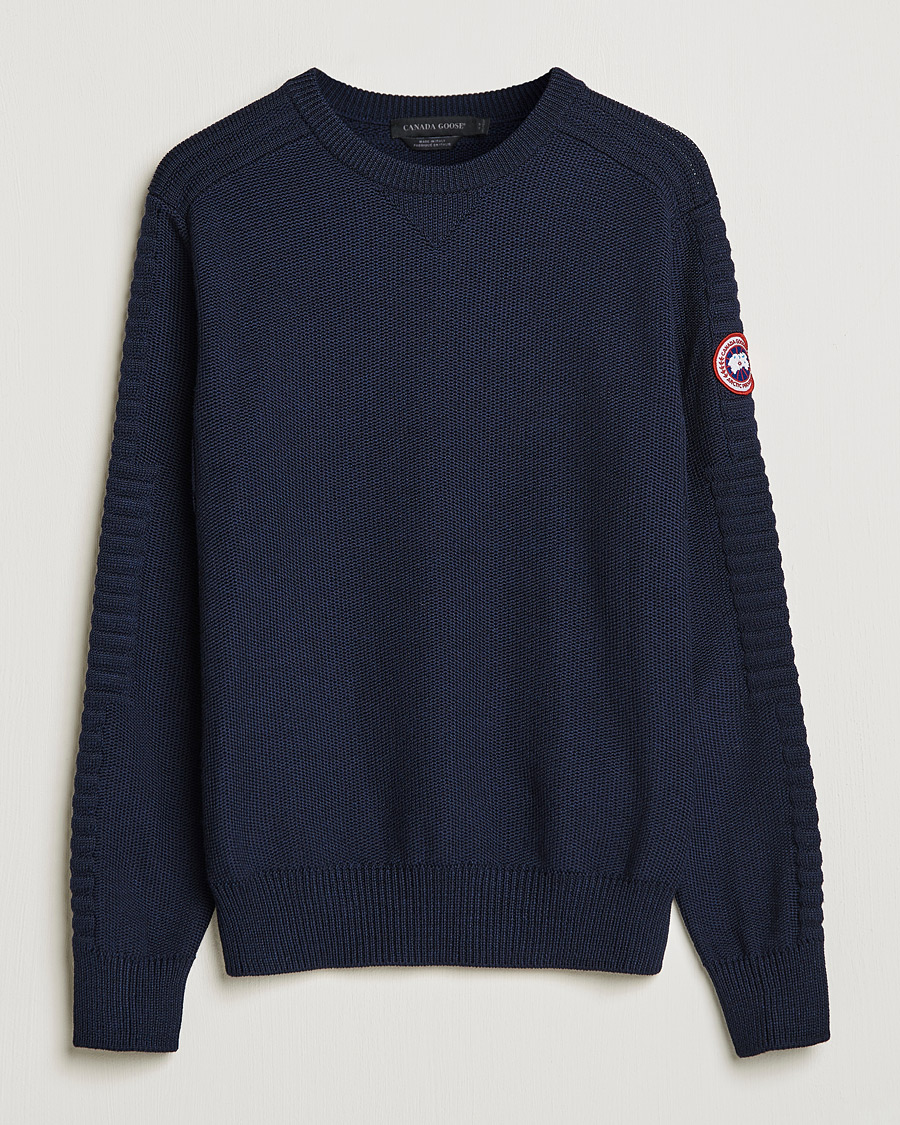 Men | Sweaters & Knitwear | Canada Goose | Paterson Sweater Navy