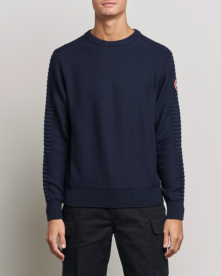 Men | Sweaters & Knitwear | Canada Goose | Paterson Sweater Navy
