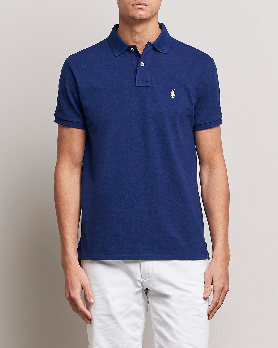 J.Lindeberg Troy Polo Pique Navy at CareOfCarl.com