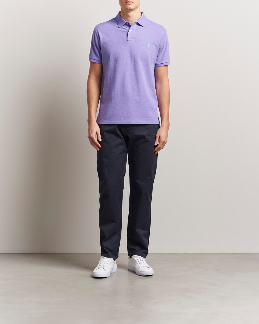 Men | Polo Shirts | Polo Ralph Lauren | Custom Slim Fit Polo Cactus Purple