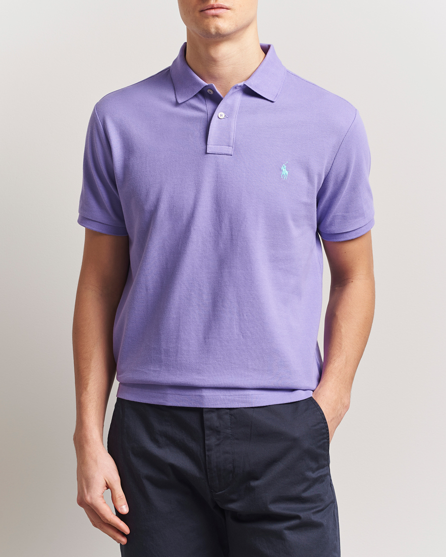 Men | Polo Shirts | Polo Ralph Lauren | Custom Slim Fit Polo Cactus Purple