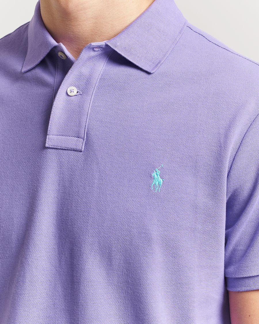 Men | Polo Shirts | Polo Ralph Lauren | Custom Slim Fit Polo Cactus Purple