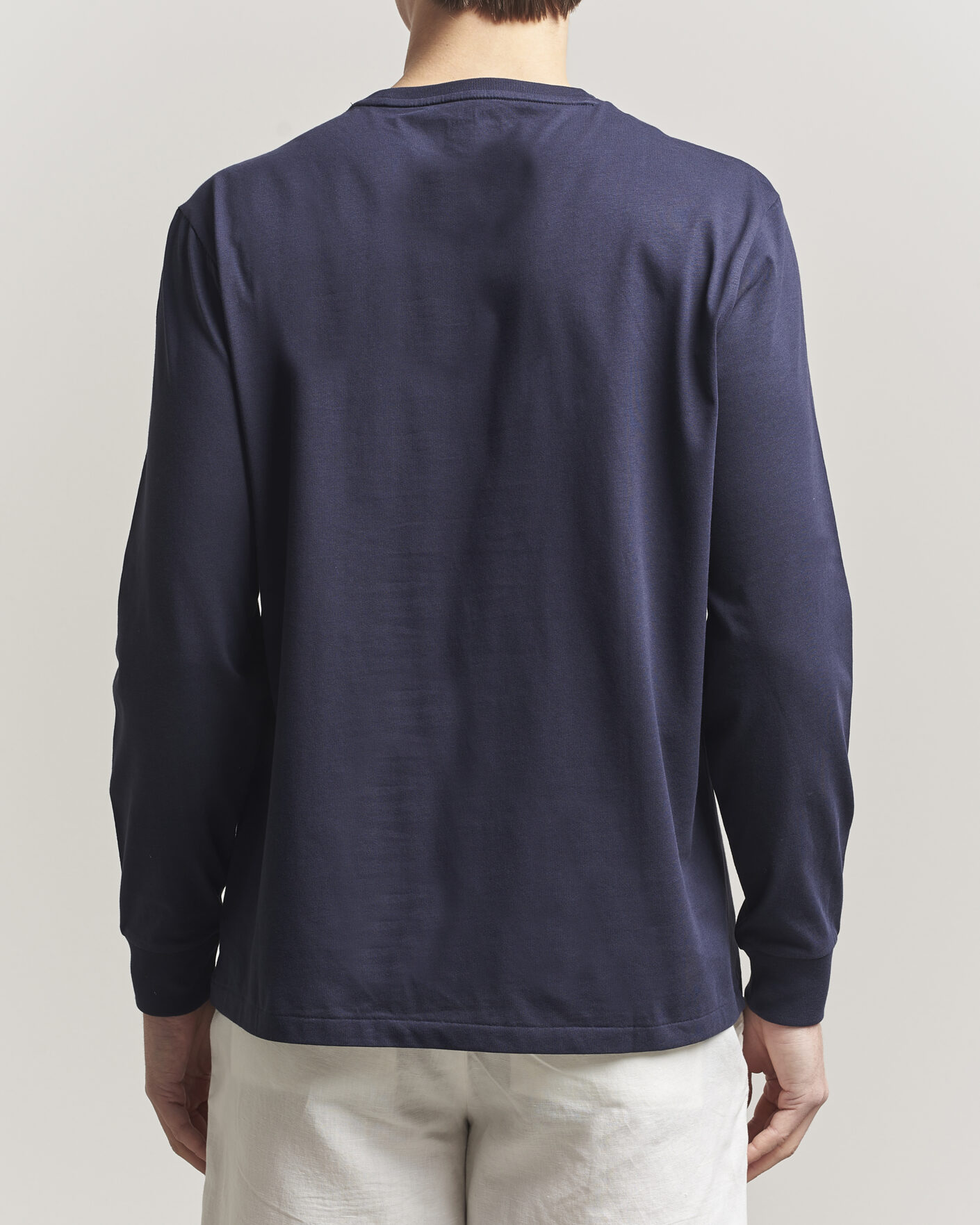 Men | T-Shirts | Polo Ralph Lauren | Custom Slim Fit Long Sleeve Tee Ink