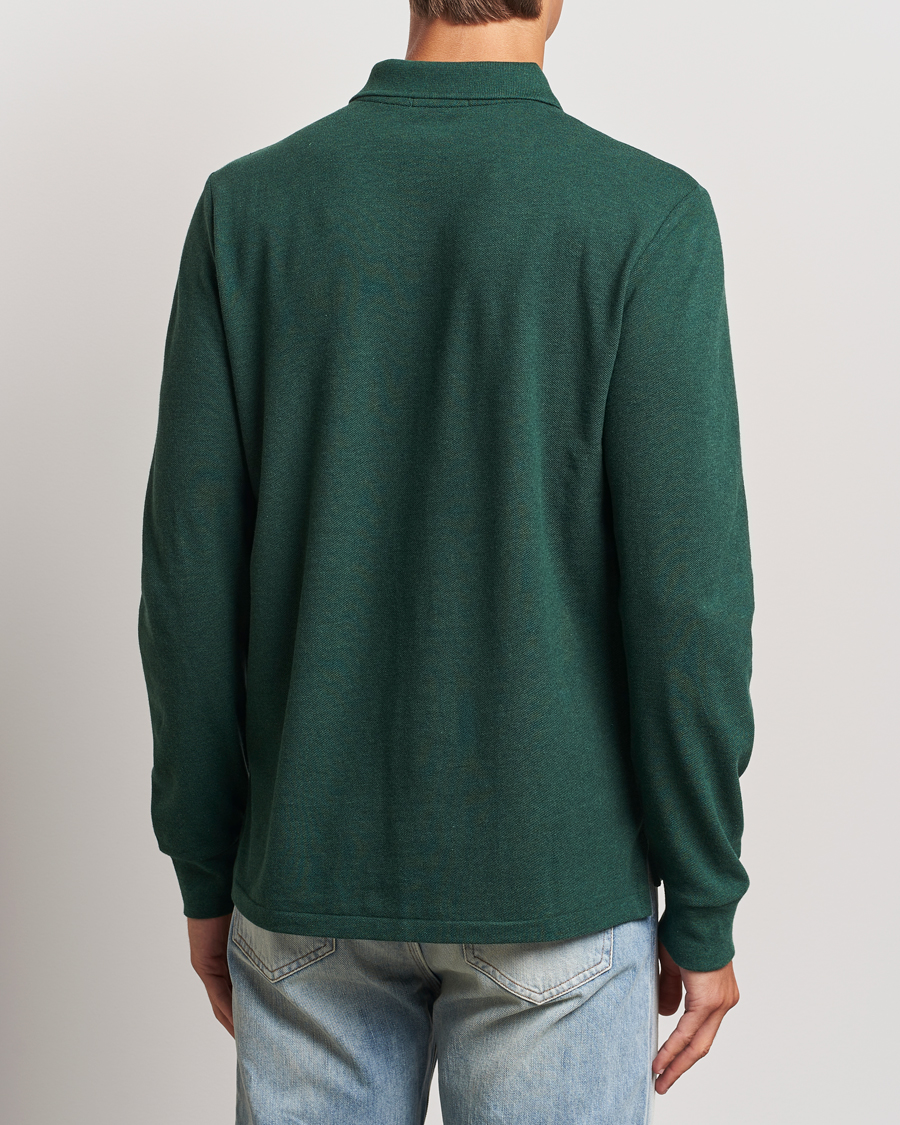Men | Sweaters & Knitwear | Polo Ralph Lauren | Custom Slim Fit Long Sleeve Polo Scotch Pine Heather