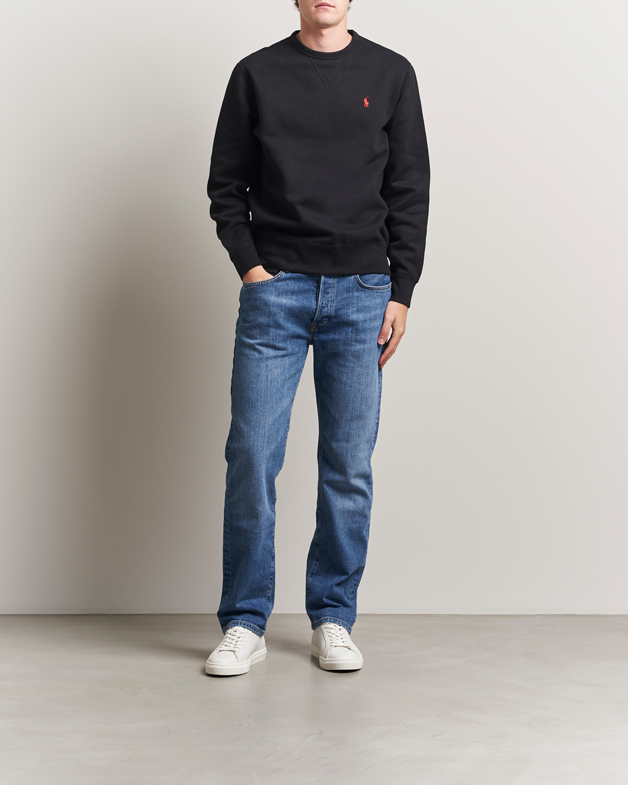 Polo Ralph Lauren Crew Neck Sweatshirt Black at CareOfCarl.com
