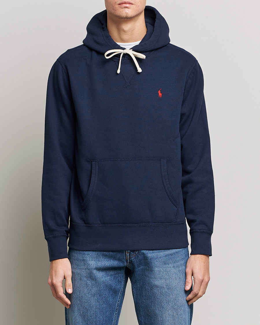 Men | Hooded Sweatshirts | Polo Ralph Lauren | RL Fleece Hoodie Cruise Navy