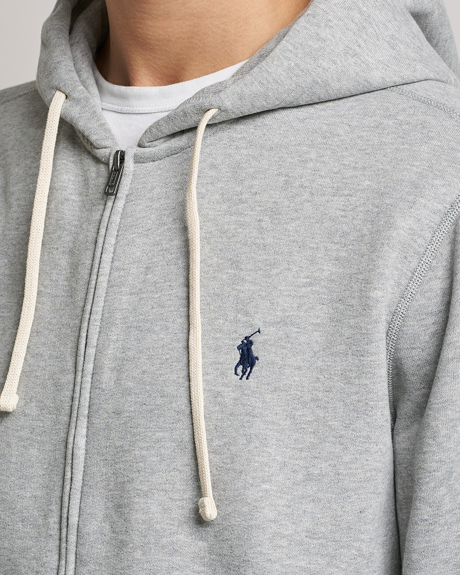 Men | Sweaters & Knitwear | Polo Ralph Lauren | Fleece Full Zip Hoodie Andover Heather