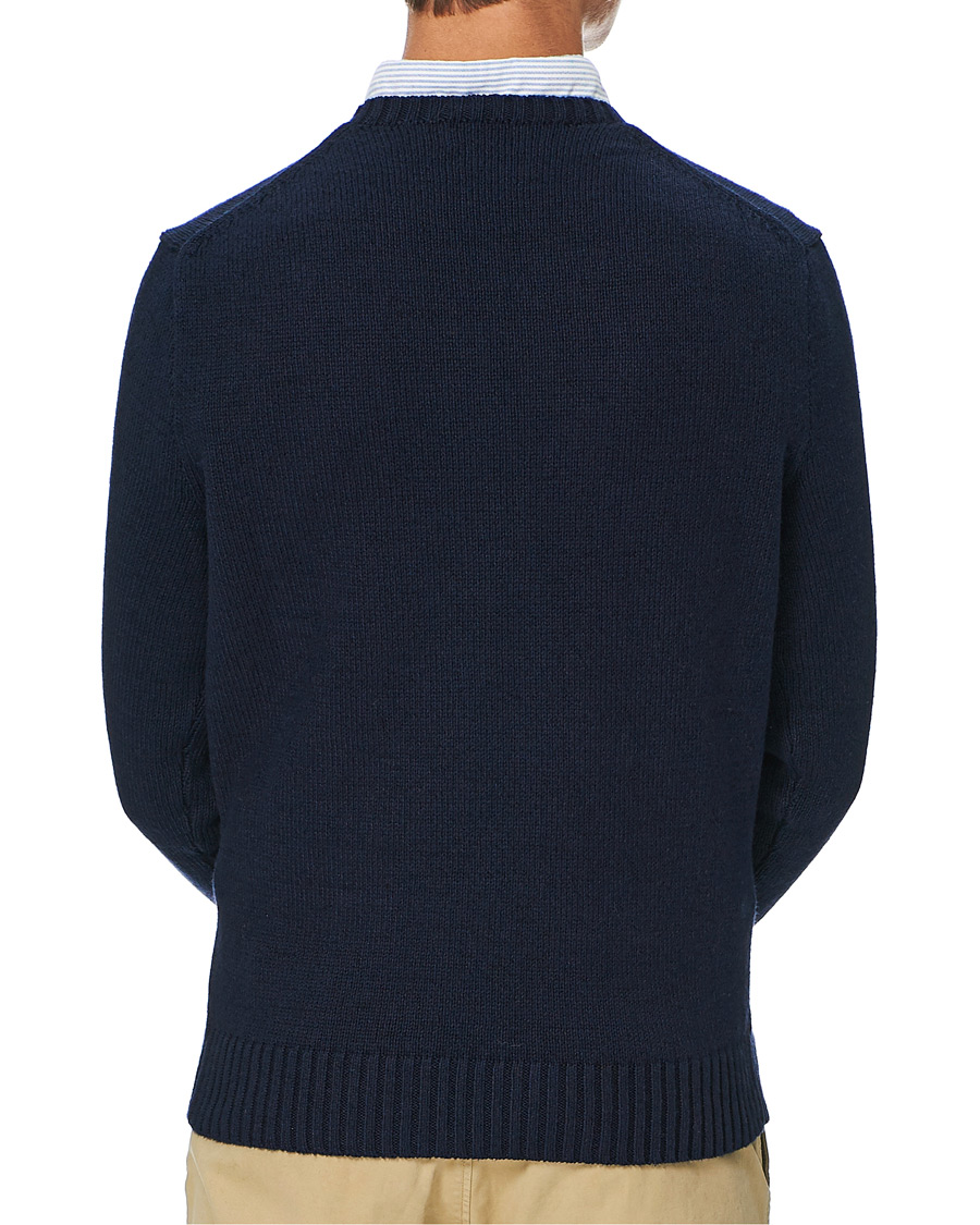 Men | Sweaters & Knitwear | Polo Ralph Lauren | Polo Player Bear Knitted Sweater Navy